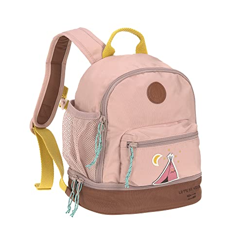 LÄSSIG Kinderrucksack mit Brustgurt Kindergartentasche Kindergartenrucksack 6,5L ab 3 Jahren/Mini Backpack Adventure Tipi