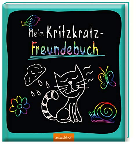 Mein Kritzkratz-Freundebuch: Freundebuch mit Kritzkratz-Flächen zum kreativen Gestalten für Kinder ab 5 Jahren