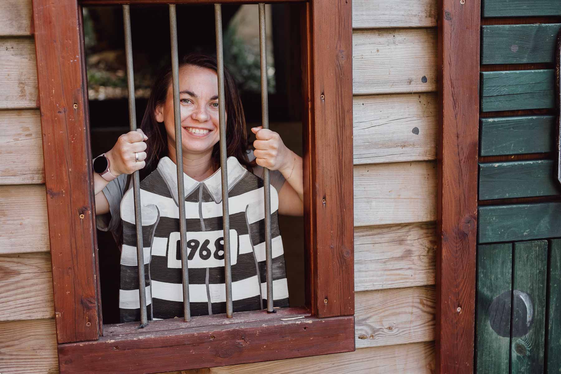 Sandra im Gefängnis